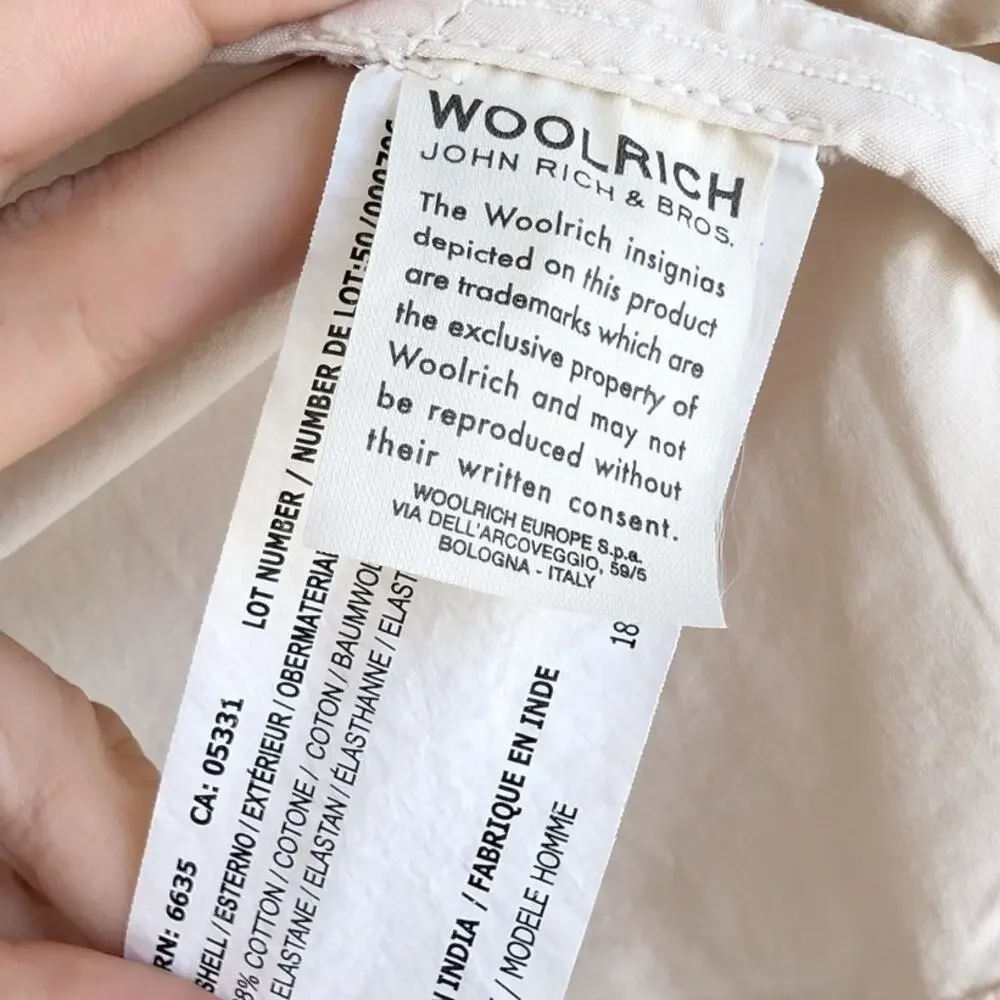 Woolrich Stretch Cotton Buttton Single-breasted Blazer Italy Jacket, size M